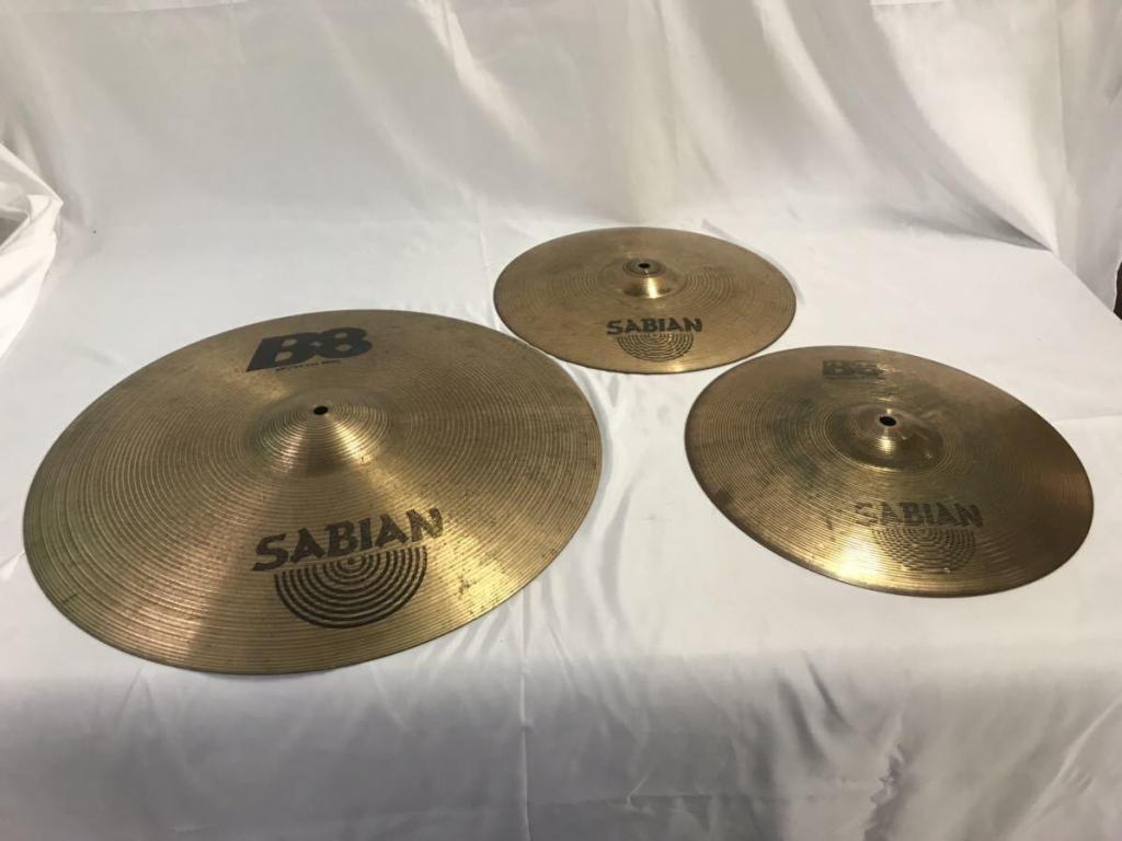 SABIAN B8 セイビアン ハイハット ライド ペア セット トップ ボトム 