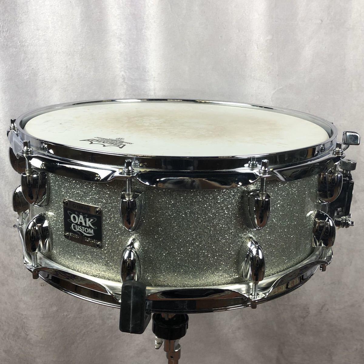 YAMAHA OAK CUSTOM SNARE NSD085A SLS シルバースパークル