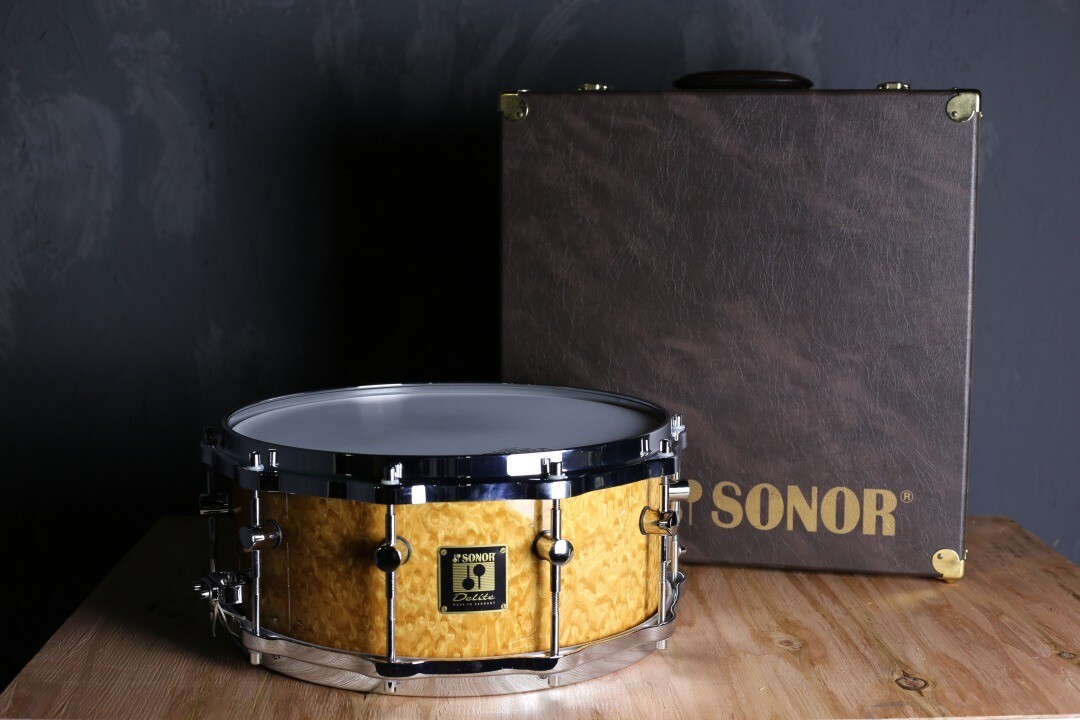 sonor delite ソナー ディライト スネアドラム D-1404Mケースは傷が